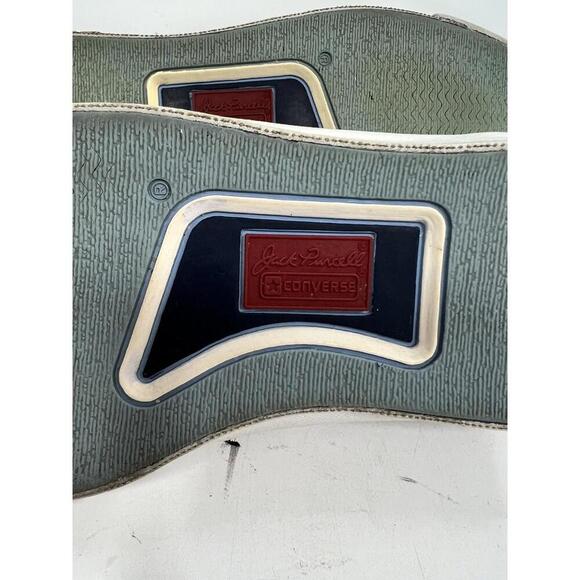 Converse Jack Purcell White Leather Low top Sneaker Men’s 3 Women’s 4.5 - Picture 8 of 8